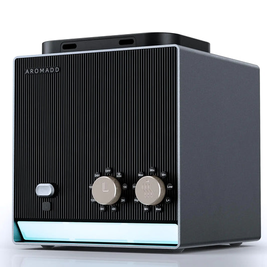 2025 Upgraded 2000 Sq Ft Smart Waterless Diffuser 2×200ml Scent Air Machine for Home Hotel Collection Diffuser Cold Air Technology Waterless Essential Oil Diffuser for Large Room – Dual Nozzle