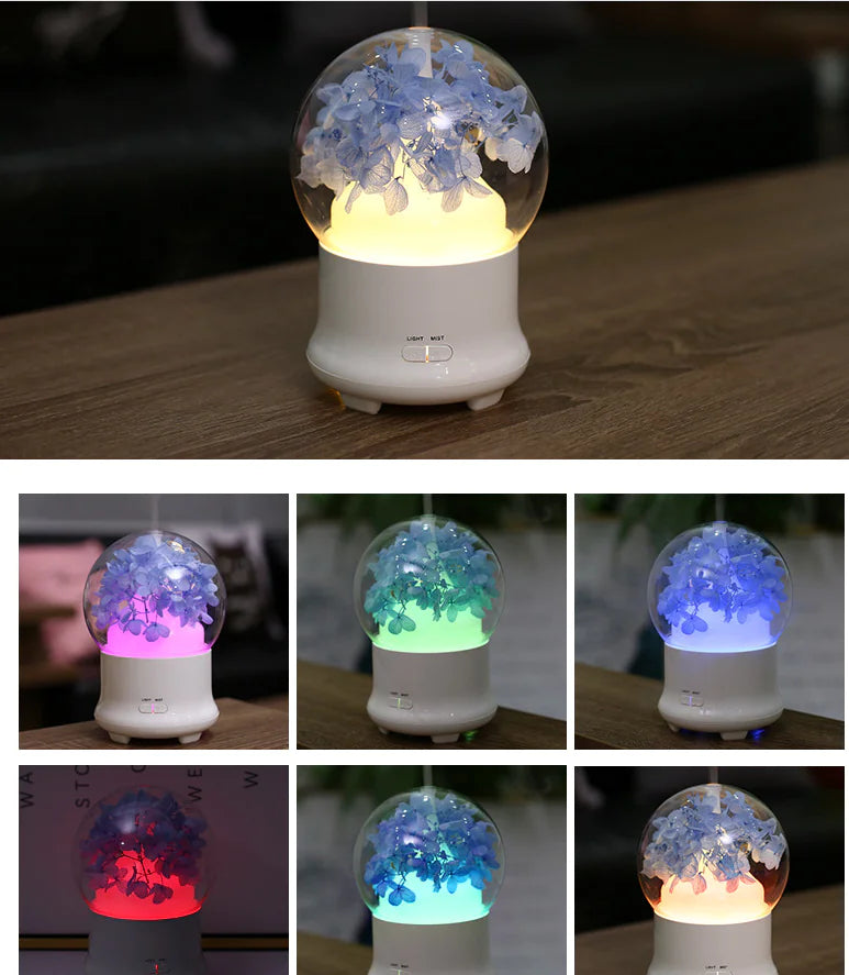 Air Purifier, Humidifier, Preserved Flower Diffuser