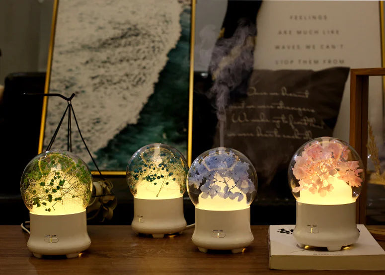 Air Purifier, Humidifier, Preserved Flower Diffuser