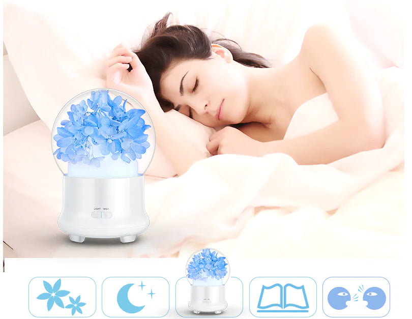 Air Purifier, Humidifier, Preserved Flower Diffuser